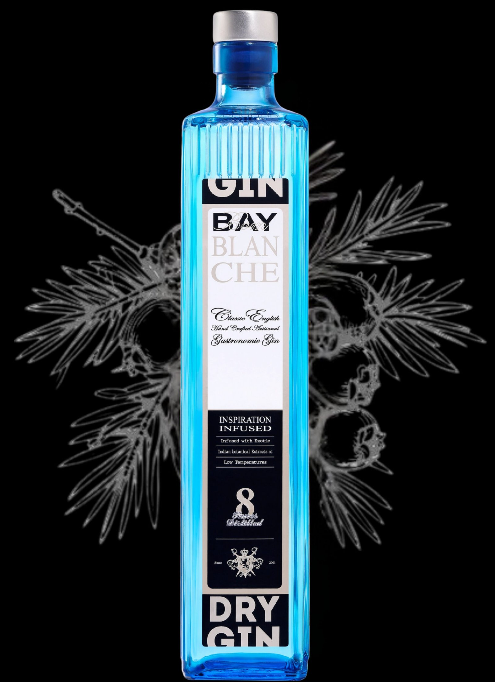 Bombay Blanche Dry Gin bottle